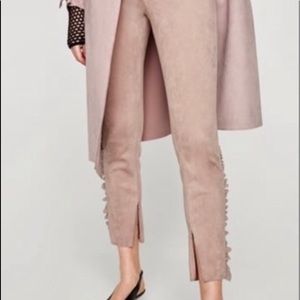 Zara suede ankle pants! NWT